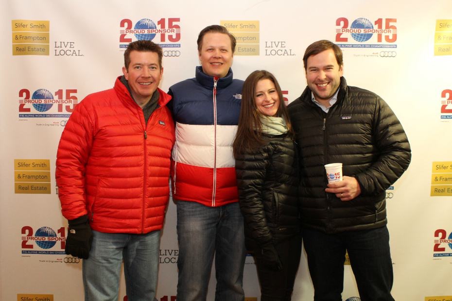 Hanging out at the 2015 FIS Alpine World Ski Championships in Vail, Colorado